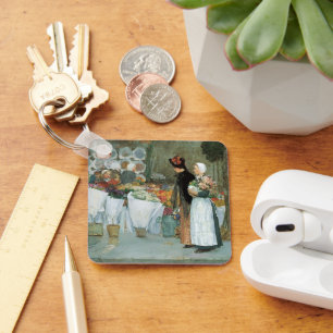 Bei dem Floristen von Childe Hassam, Vintage Fine  Schlüsselanhänger