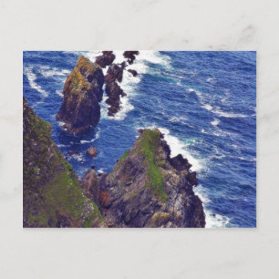 Bei den Cliffs der Liga von Slieve in Irland 3 Postkarte