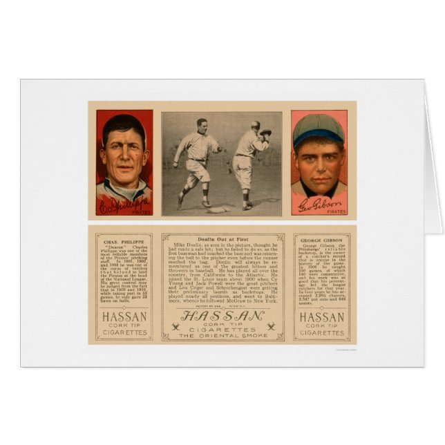 Bei den ersten Riesen Pirates Baseball 1912 (Vorderseite (Horizontal))