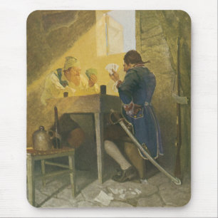 Bei den Karten in Clunys Käfig von NC Wyeth Mousepad