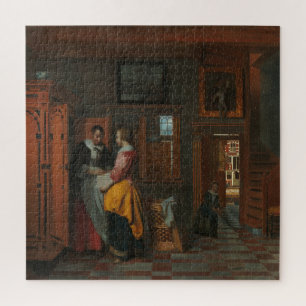 Bei der Wäschekammer Niederländische Malerei Kunst Puzzle