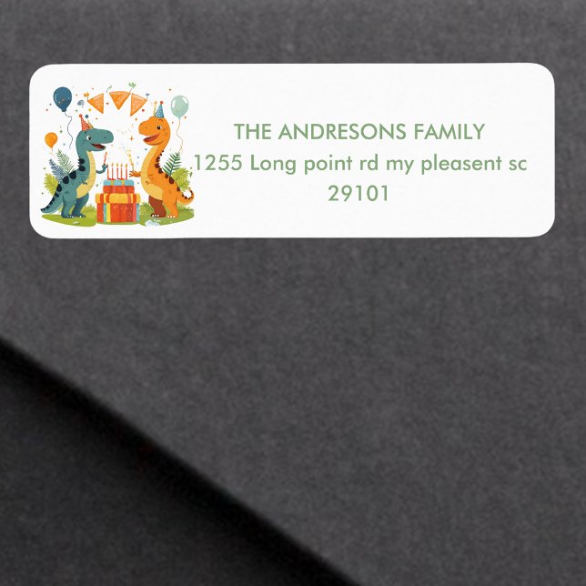 "Bei Dinosaurier Geburtstagsparty anhalten (Von Creator hochgeladen)