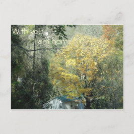 Bei dir bin ich Zuhause. Postkarte