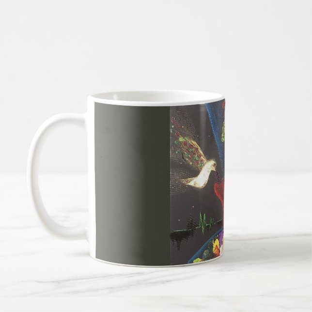Bei einem Date – Klassischer Becher Kaffeetasse (Links)