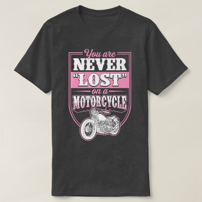 Bei einem klassischen Motorradfahrer Q verlieren S T-Shirt (Design vorne)