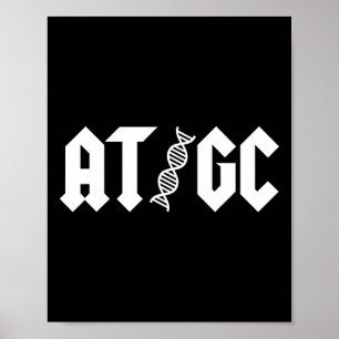 Bei Gc Biologie DNA-Strang Doppelhelix Lehrer Stud Poster