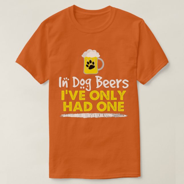 Bei Hunde-Bier hatte ich nur ein lustiges T-Shirt  (Design vorne)