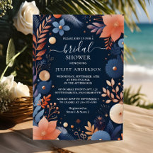 Bei Hydrangea Metallic Pure Navy Blue Brautparty