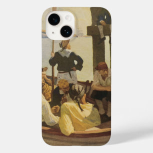 Bei Queen's Ferry von NC Wyeth, Vintage-Piraten Case-Mate iPhone Hülle