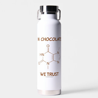 Bei Schokolade vertrauen wir auf Theobrominmolekül Trinkflasche