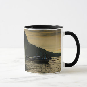 Bei Sonnenuntergang ausziehen Tasse