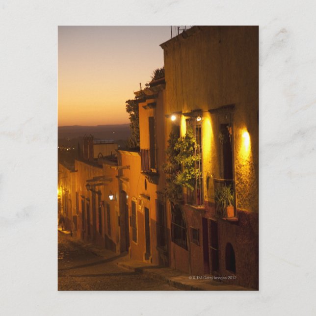 Bei Sonnenuntergang. Postkarte (Vorderseite)