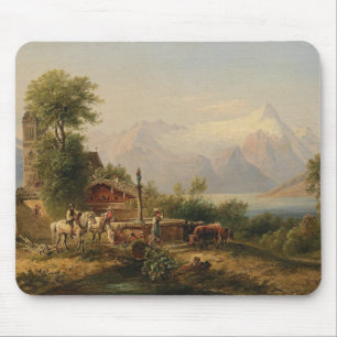 Bei Zell am See - Emil Barbarini Mousepad