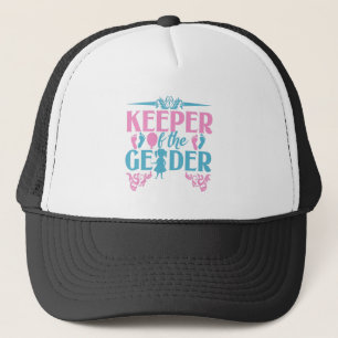Beibehaltung der Gender Pink und Blue Gender Revea Truckerkappe