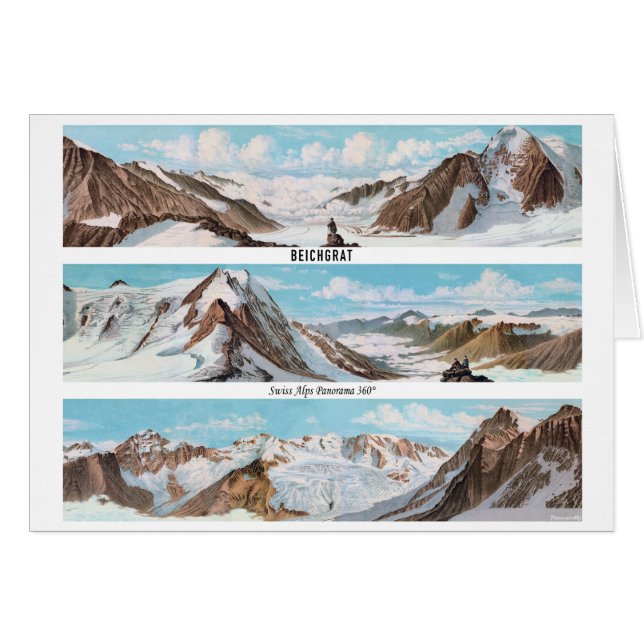 BEICHGRAT Swiss Alps Panorama 360° (Vorderseite (Horizontal))