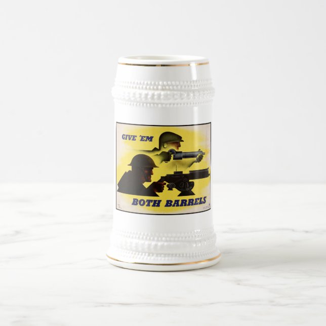 Beide Barrels, Militär und Industrie, Kriegsbemühu Bierglas (Mittel)