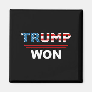 (beide Seiten) Funny Trump gewann Trump 4547. Wast Magnet