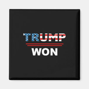 (beide Seiten) Funny Trump gewann Trump 45_47. Was Magnet