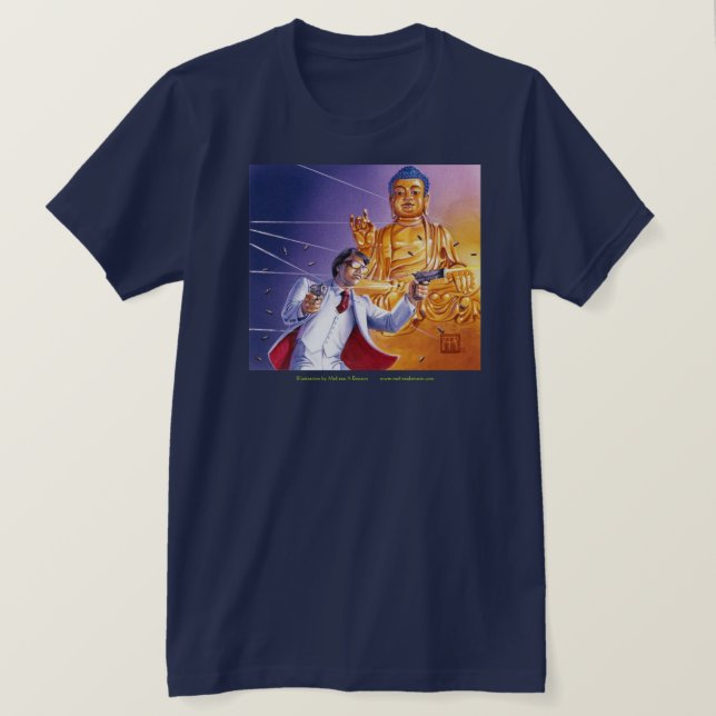Beide Waffen feuern T-Shirt (Design vorne)