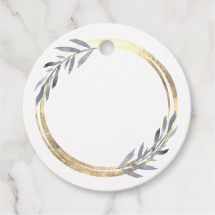 beidseitig Imitat-Folienkreis Geschenkanhänger