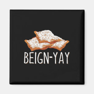 Beiegyay-Zitat für einen Beignet-Byker Magnet