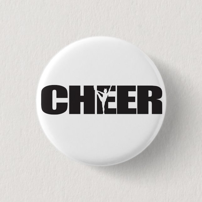 Beifall-Beifallführer Cheerleading Button (Vorderseite)