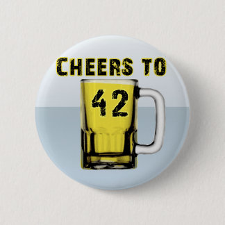 Beifall bis zweiundvierzig. Geburtstag Button