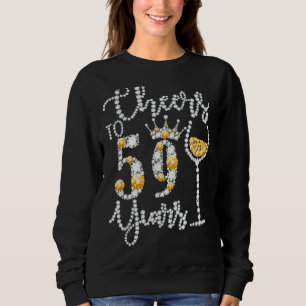 Beifall für 59 Jahre Altes Glück 59. Geburtstagskö Sweatshirt