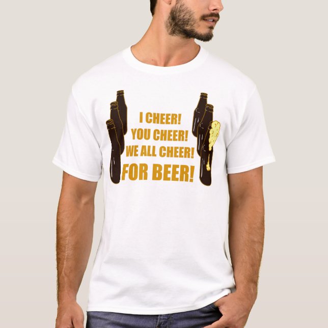 BEIFALL FÜR BIER T-Shirt (Vorderseite)