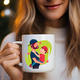 Beifall für den Vater: Tasse des Vaters