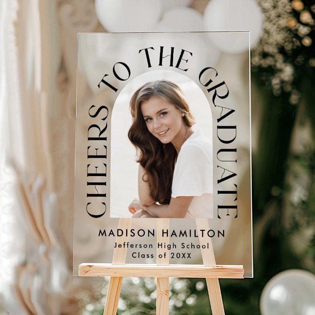 Beifall für die Graduate Arch Foto Graduation Part Acrylschild (Von Creator hochgeladen)