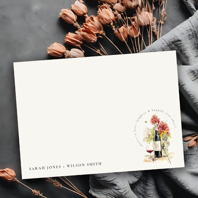 Beifall für die Liebe Rot-Gelb-Blütenhochzeit Mitteilungskarte (Von Creator hochgeladen)