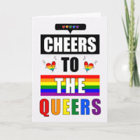 Beifall für die Queers LGBTQ Rainbow Wedding
