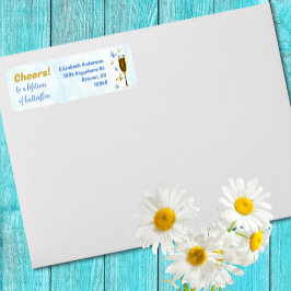 Beifall für ein Leben im Brautparty der Schmetterl