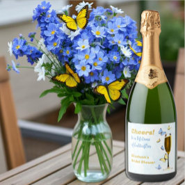 Beifall für ein Leben im Brautparty der Schmetterl