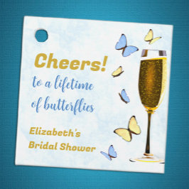 Beifall für ein Leben im Brautparty der Schmetterl Geschenkanhänger