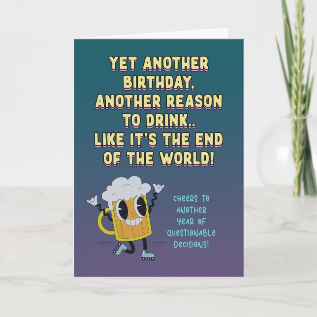 Beifall für ein weiteres Jahr fragwürdiger Entsche Karte (Vorderseite)