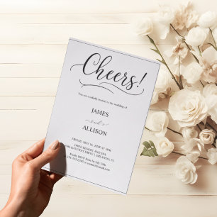 Beifall für immer Elegant Minimalistisch Simple Einladung