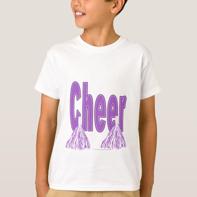 Beifall-lila KinderT-Shirt T-Shirt (Vorderseite)