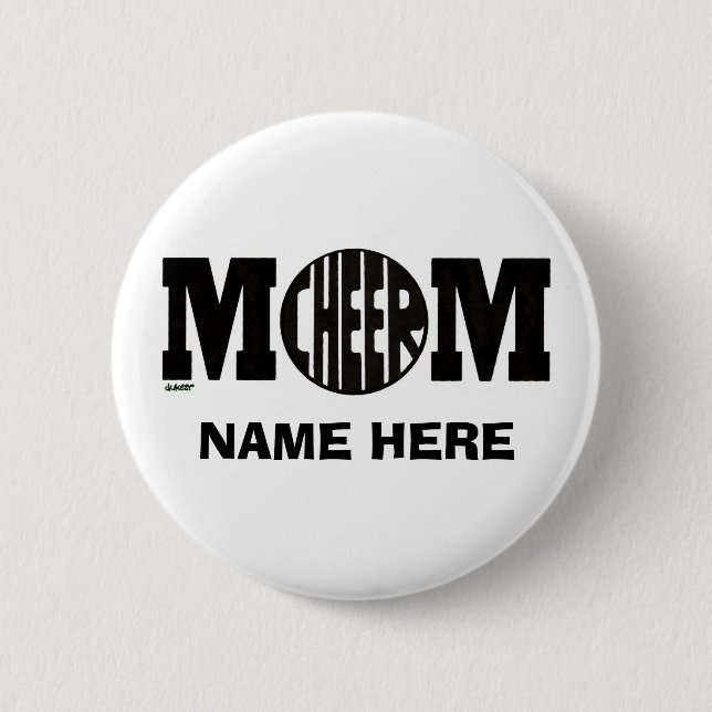 BEIFALL-MAMA-KNOPF (GEWOHNHEIT) BUTTON (Vorderseite)