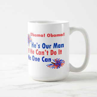 Beifall Obama Pom Poms Tasse