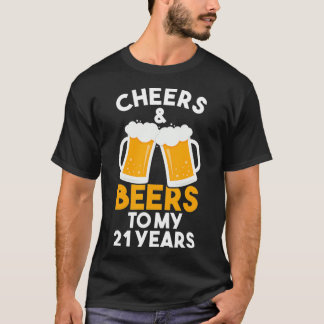 Beifall und Bier für meine 21 Jahre 21. Geburtstag T-Shirt