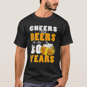 Beifall und Bier für meinen 30-jährigen 30. Geburt T-Shirt