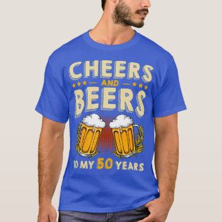 Beifall und Bier für meinen 50-jährigen 50. Geburt T-Shirt