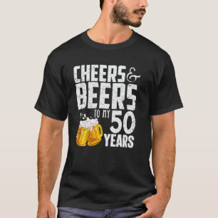 Beifall und Bier für meinen 50-jährigen 50. Geburt T-Shirt