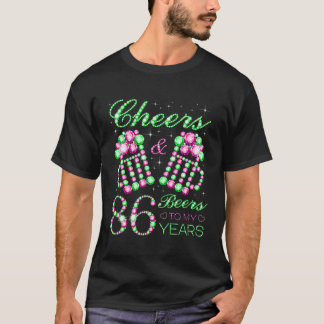 Beifall und Bier für meinen 86-jährigen 86. Geburt T-Shirt