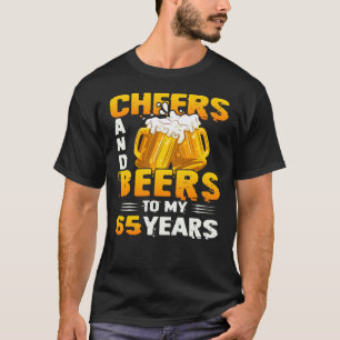 Beifall und Bier zu meinem 65-jährigen 65. Geburt T-Shirt