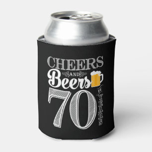 Beifall und Biere zu 70 Jahren machen cooleres ein Dosenkühler