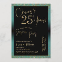 Beifall zu 25 Jahren Überraschung Geburtstagsparty