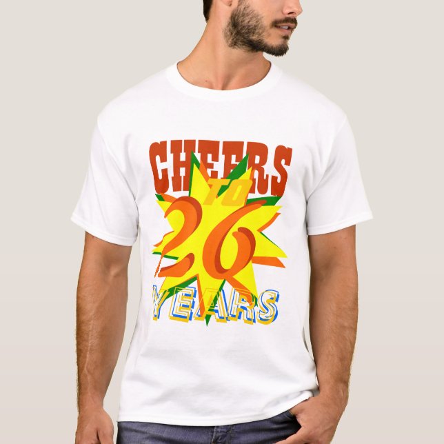 Beifall zu 26 Jahren T-Shirt (Vorderseite)